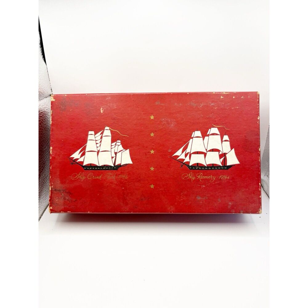 Old Spice Box No 3317 Ship Recovery 1784 Grand Turk 1786 Sewing Notions EMPTY
